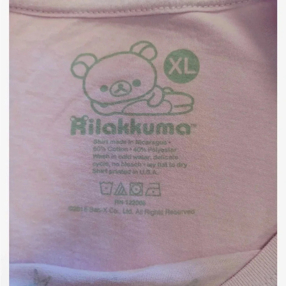 Rilakkuma Lilac Crewneck T Shirt Size  XL - Picture 5 of 7